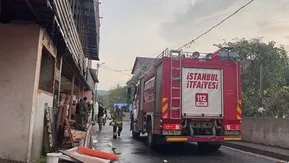Ümraniye'de yangın paniği!