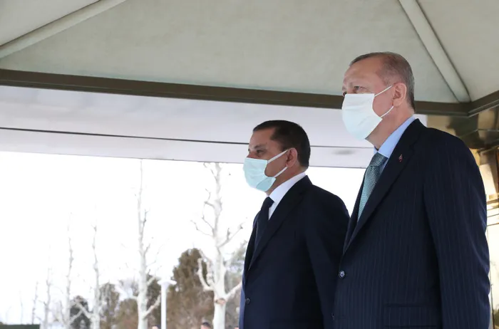 Son dakika: Libya Başbakanı Abdulhamid Dibeybe Ankara’da! Başkan Erdoğan resmi törenle karşıladı