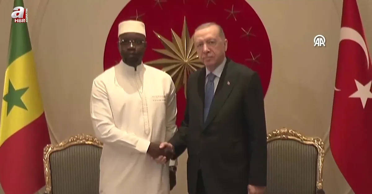 Başkan Erdoğan Senegal Başbakanı Sonko'yu kabul etti