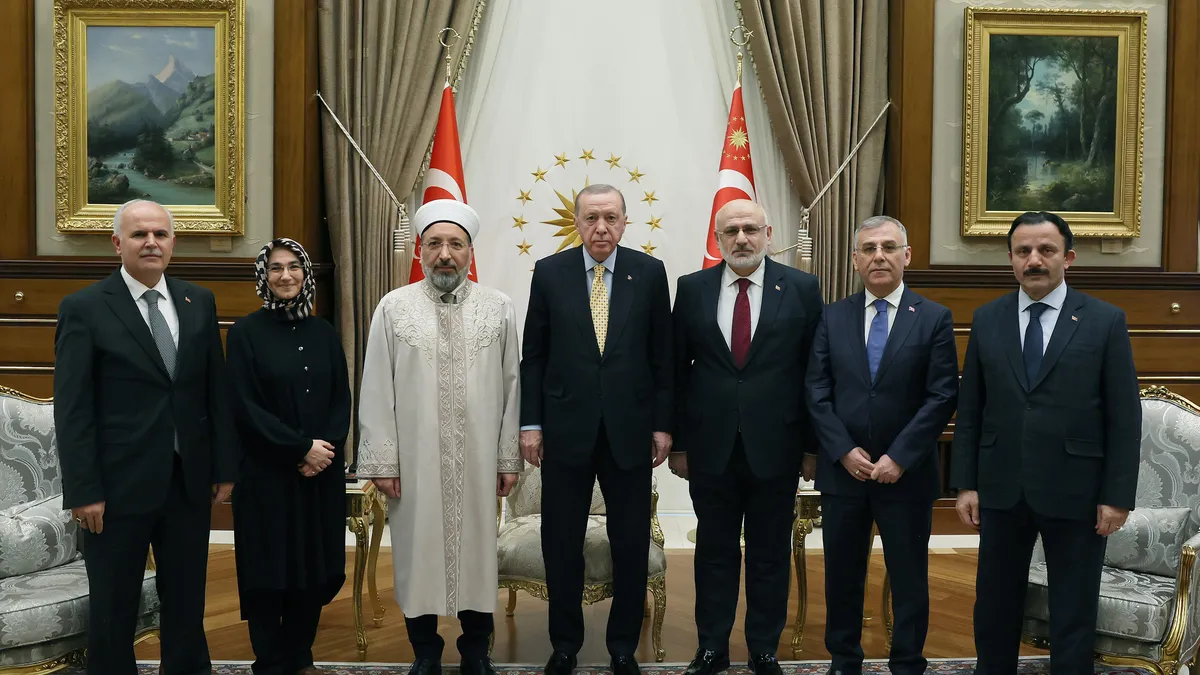 Başkan Erdoğan Diyanet İşleri Başkanı Arpaguş'u kabul etti!