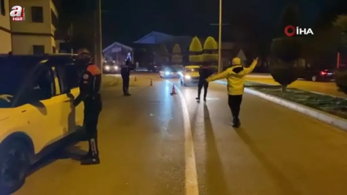 Bolu'da trafik denetimlerinde ceza yağdı