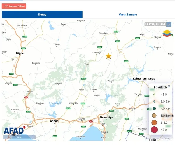 Son dakika: Kahramanmaraş'ta 4.7'lik deprem | AFAD 2023 son depremler.. - 1