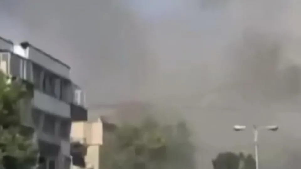 İsrail’in İran’a saldırısından yeni görüntü!