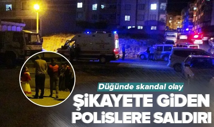 Şanlıurfa’da skandal olay! Gürültülü düğün şikayetine giden polislere saldırı