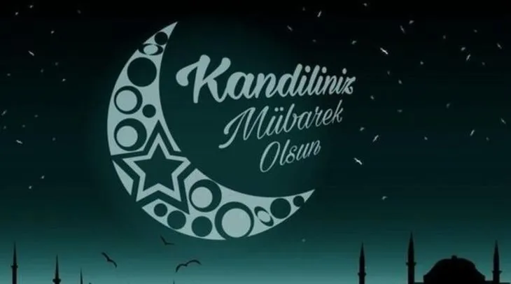 Resimli kandil mesajları: Kısa, uzun, dualı, hadisli ve resimli Regaip Kandili mesajı görselleri...