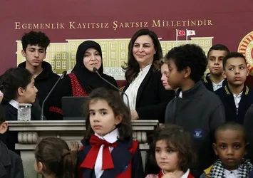 AK Partili Müşerref Pervin Tuba Durgut Gazze’deki insani krizi ve çocuk haklarını gündeme taşıdı