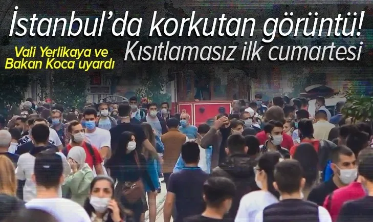 İstanbul'da korkutan görüntü!