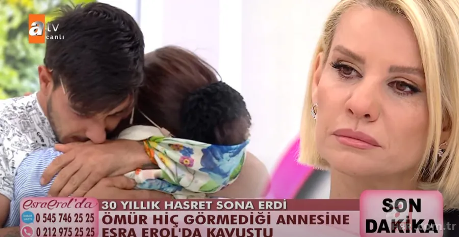 Ömür Kurşun hem annesini hem babasını Esra Erol'da buldu! Kavuşma anları yürekleri parçaladı 7
