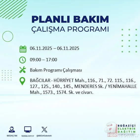Mahalleniz listede mi? İstanbul’da 9 saatlik kesinti: Hangi ilçelerde elektrikler kesilecek? 4