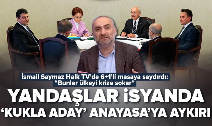 Saymaz’dan 6’lı masanın ’kukla aday’ vaadine tepki