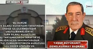 27 Nisan 2007’de ne oldu?