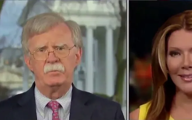 Bolton'dan canlı yayında Venezuela itirafı