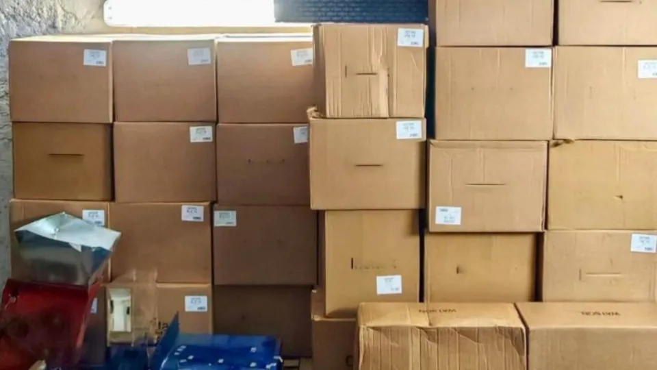 93 bin 600 adet makaron ele geçirildi