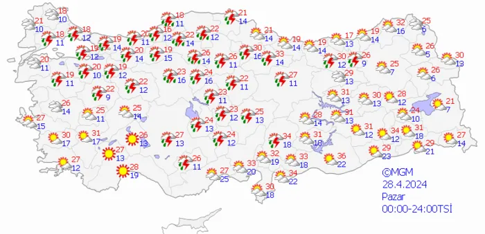 1714207843336.png Meteoroloji'den yeni uyarı geldi! Çok sayıda ili sağanak yağış vuracak! İstanbul Ankara İzmir hava durumu... - 4