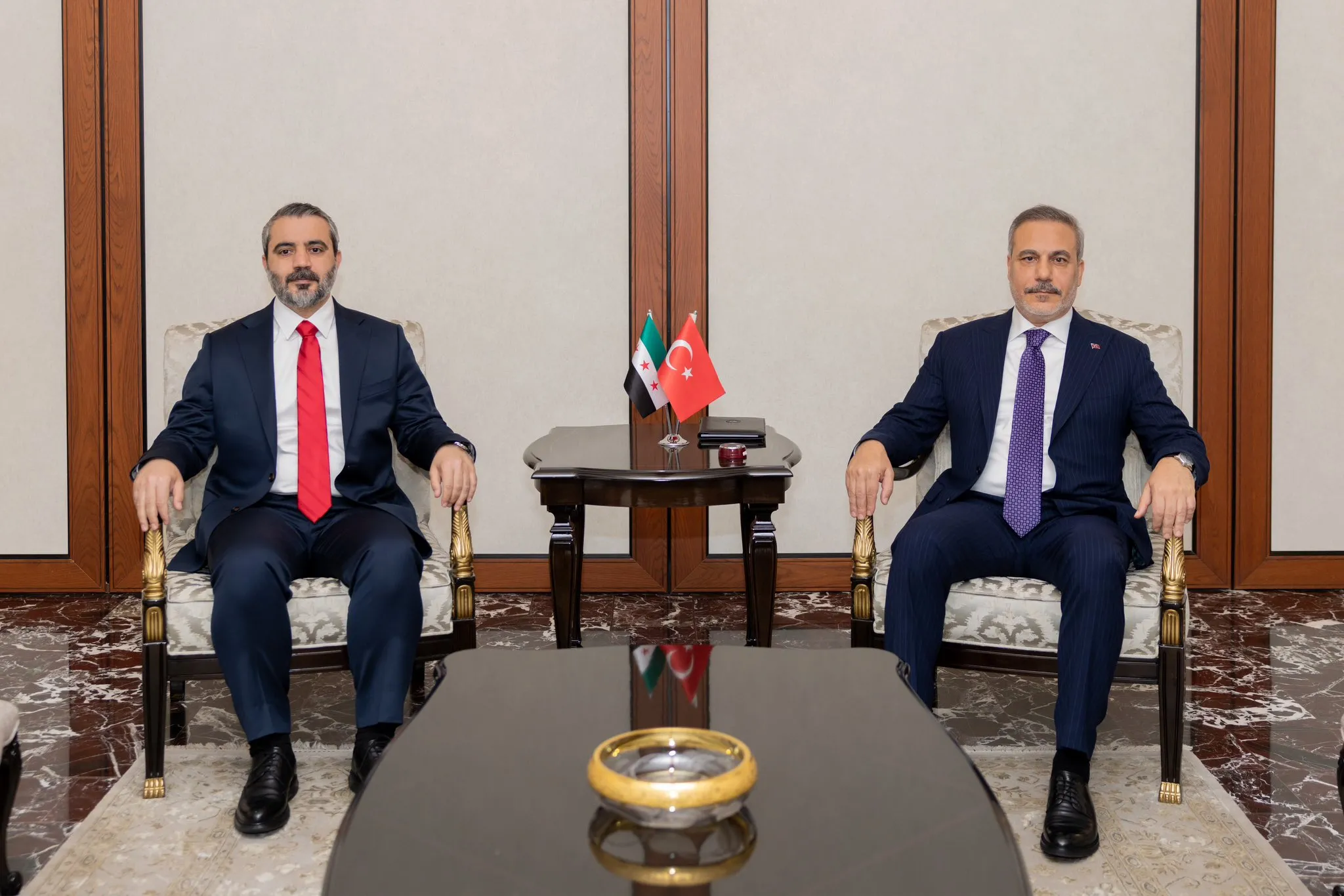 Dışişleri Bakanı Fidan, Suriyeli mevkidaşı Şeybani ile görüştü