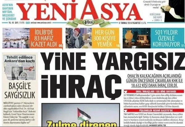 Kripto FETÖ’cü Yeni Asya skandallarına bir yenisini daha ekledi