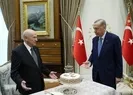Erdoğan ile Bahçeli arasında gülümseten an