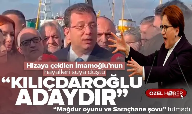 Ankara’da hizaya çekilen İmamoğlu pes etti!
