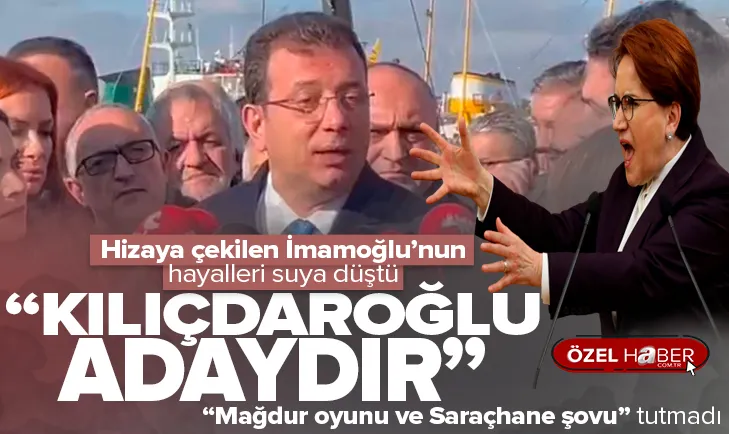 Ankarada hizaya çekilen İmamoğlu pes etti!