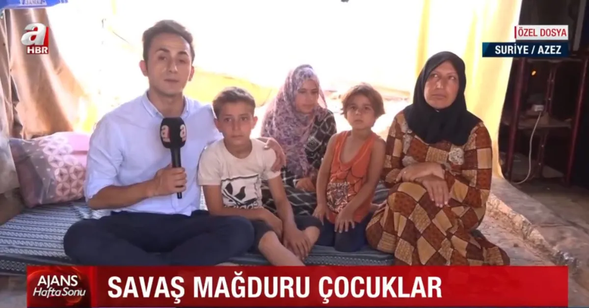 Suriye’de yetim ve öksüz kalan çocuklar