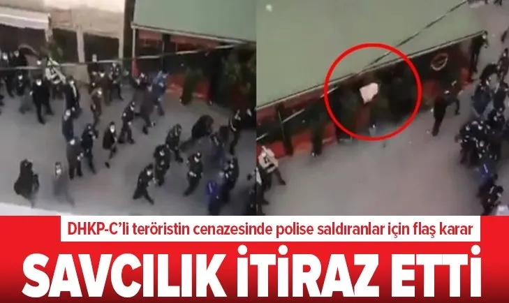 DHKP-C'li İbrahim Gökçek'in cenazesinde polise saldıran 15 kişi serbest bırakıldı, savcılık itiraz etti