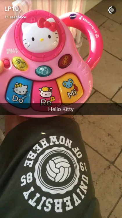 Lukas Podolski'den olay Hello Kitty paylaşımı! - 1