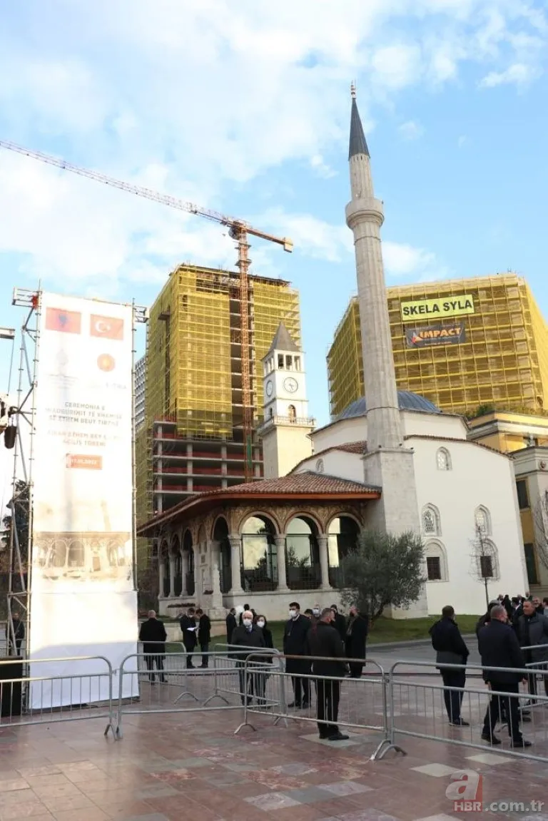 Tiran'daki Ethem Bey Camii'nin açılışı Başkan Erdoğan tarafından yapıldı 14