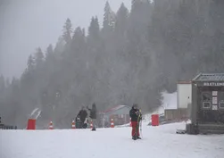 Ilgaz Dağı'nda kar yağışı etkili oluyor