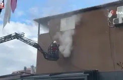 Ataşehir’de korkutan yangın