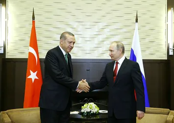 Erdoğan ve Putin'in Soçi'deki görüşmesi başladı