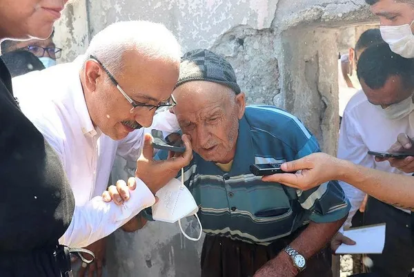 Başkan Erdoğan'dan yangında evi zarar gören Süleyman Dede'ye telefon - 3