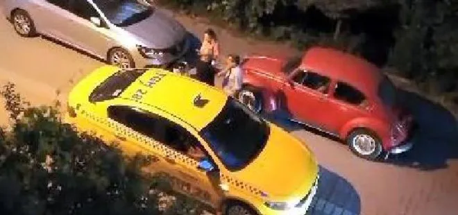İstanbul’da takside dehşet! Önce kadını darbetti sonra şoföre saldırdı