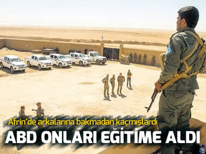 ABD, YPGli teröristleri eğitime aldı