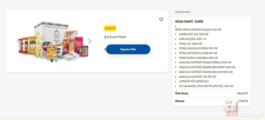 Tarım Kredi, Şok, BİM marketler tek tek açıkladı! 23 adet ürün 19 TL'ye geliyor! RAMAZAN KOLİSİ 2023 Liste ve fiyatları | 6