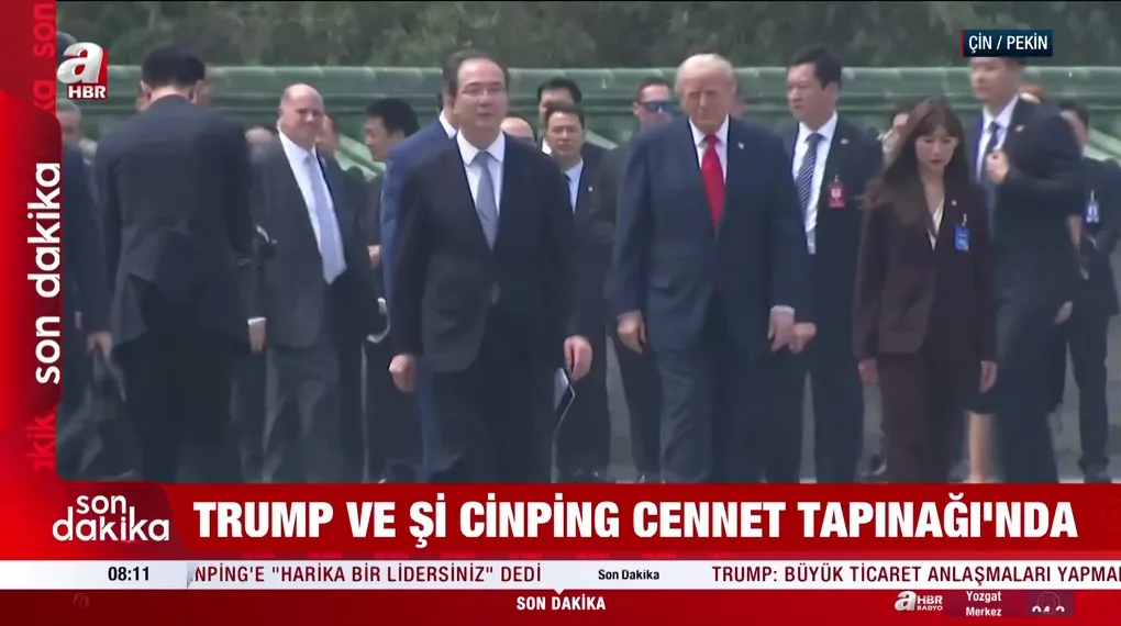 Trump ve Şi Cinping Cennet Tapınağı'nda