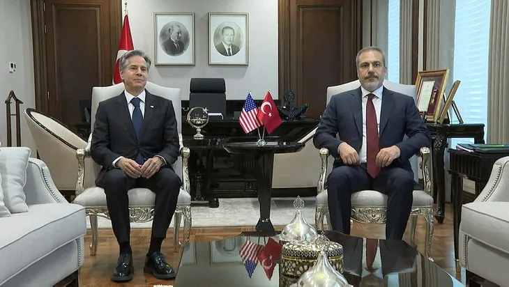 ABD Dışişleri Bakanı Antony Blinken şoka girdi! Hakan Fidan'ın hamlesi sonrası yüzü asıldı! Masada dikkat çeken Mescid-i Aksa detayı
