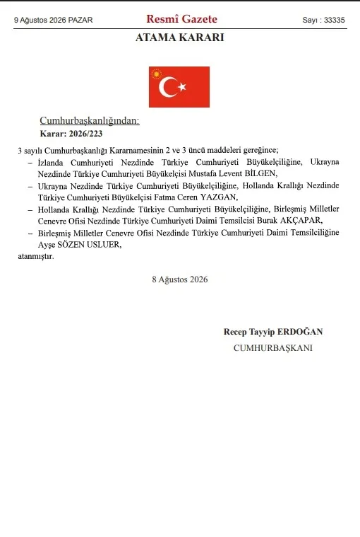 karar-resmi-gazetede-buyukelcilerin-gorev-yerleri-degisti-1786223730680.jpeg Karar Resmi Gazete'de! Büyükelçilerin görev yerleri değişti - 1