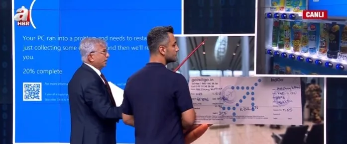 Tüm dünya tek bir tuşun ucunda! Dünya neden ’mavi ekran’ verdi? Büyük bir siber savaşın tatbikatı mı? Dünyayı kilitleyen yazılım hatası A Haber’de analiz edildi