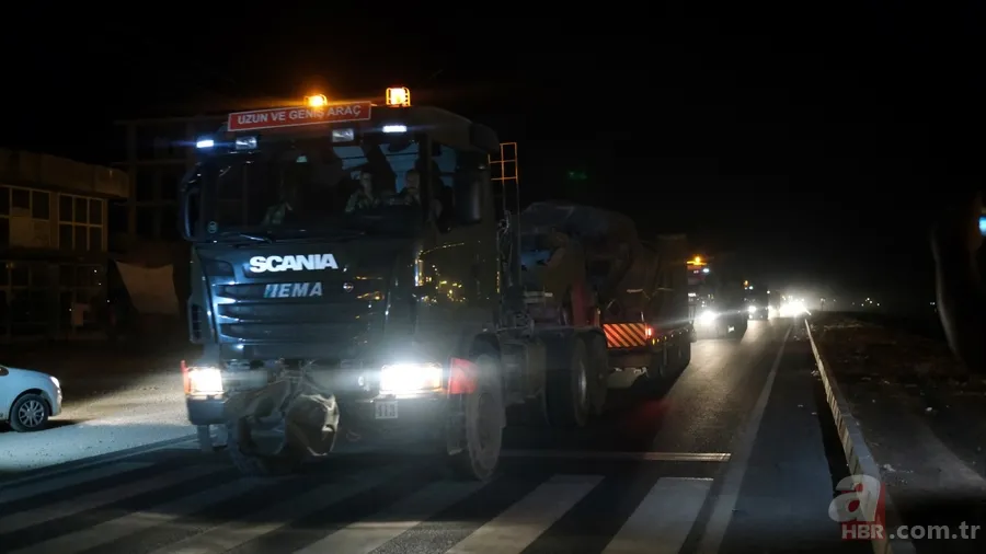 Şanlıurfa'da Suriye sınırına askeri sevkiyat 1