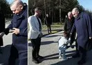 Başkan Erdoğan’ın elini öptü