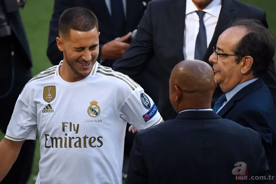 Real Madrid, en pahalı transferi Eden Hazard'ı tanıttı 7