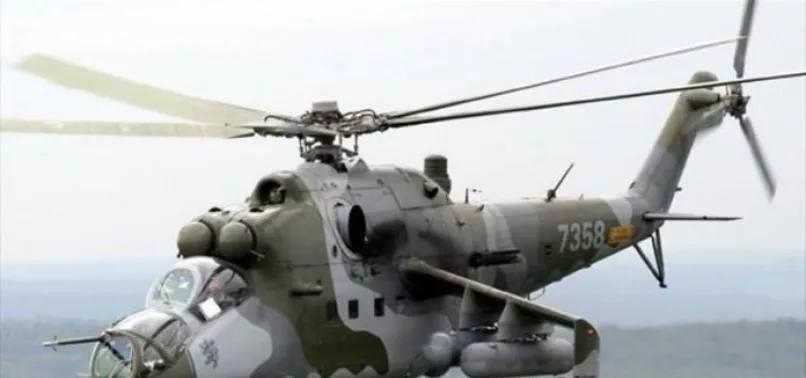 Rus helikopteri düştü: Pilotlar öldü