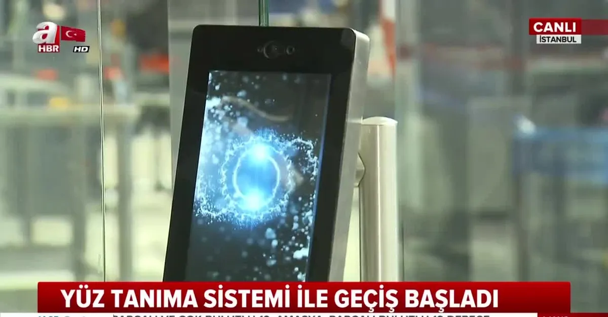 Türkiye'de bir ilk! Yüz tanıma sistemi ile geçiş başladı | Video