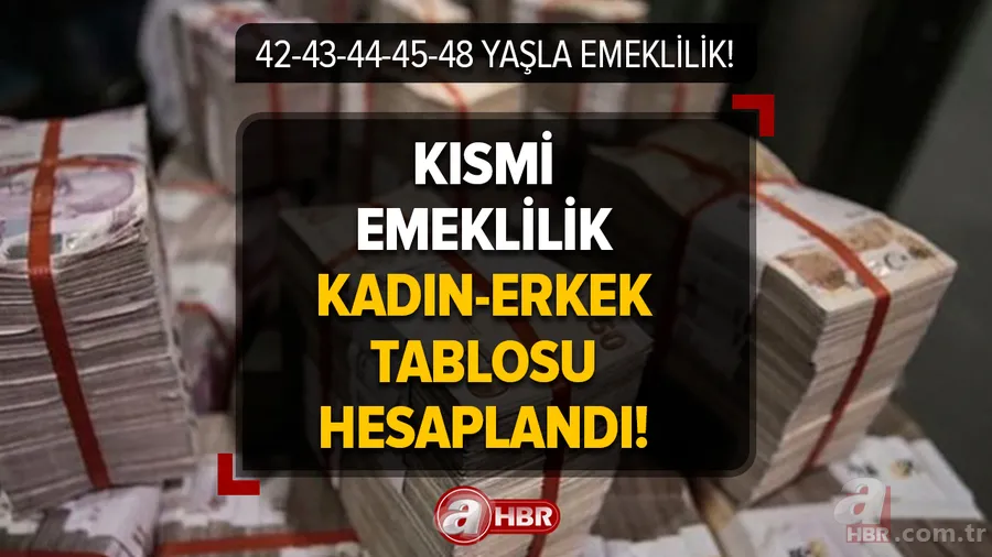 İlk işe giriş tarihi 1999, 2000 arası ve 2008 sonrası olanlar dikkat! Emeklilikte kadın - erkek tablosu hesaplandı! 42-43-44-45-48 yaşla emeklilik... 1