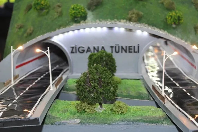 Yüzde 74'ü tamamlanan Zigana Tüneli Avrupa'nın en uzunu olacak - 1