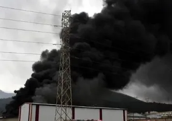 İzmir'de ambalaj fabrikasında yangın!