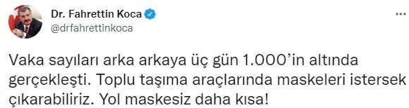 SON DAKİKA: Sağlık Bakanlığı 31 Mayıs 2022 vaka ve vefat tablosu