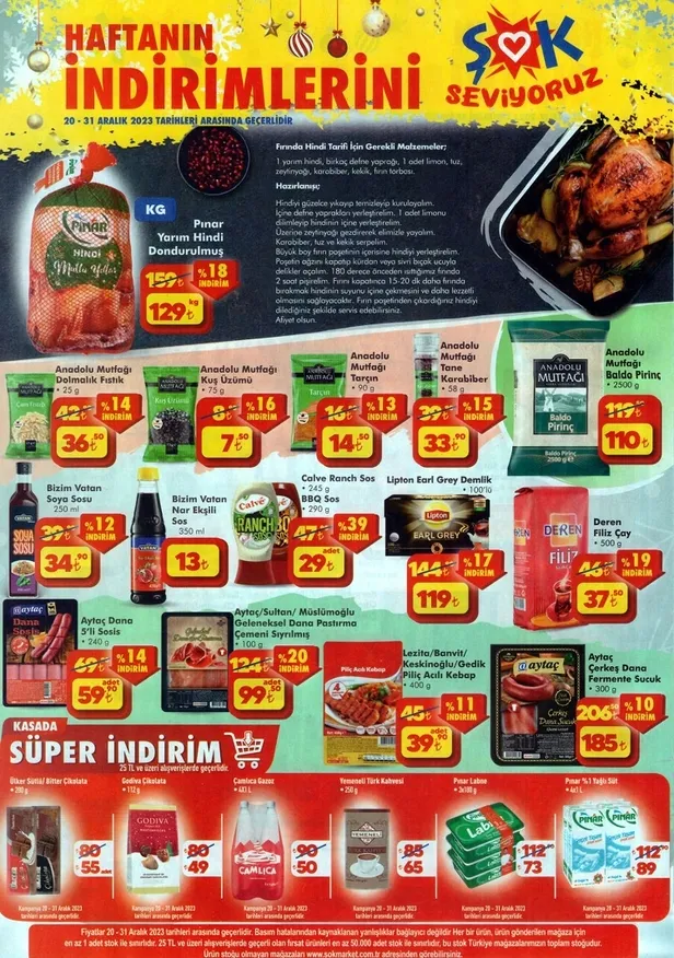 ŞOK 23 Aralık aktüel ürünler kataloğu yayınladı! Yılbaşı süsleri, oyunları, atıştırmalıkları ve günü destekleyecek gıda ürünlerinin fiyatı düştü! - 3