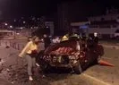 Alkollü sürücü dehşet saçtı! 1 ölü, 5 yaralı |Video