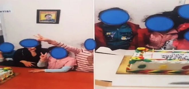Çocuklara PKK pastasını üfleten hainler yakalandı!